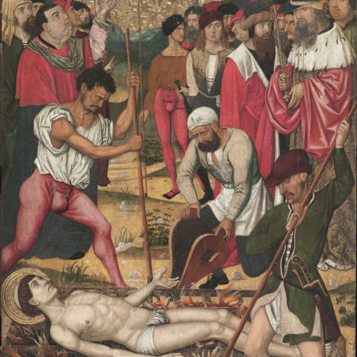 image for: Mestre de Castelsardo - Sant Vicenç a les graelles - Entre 1500-1510
