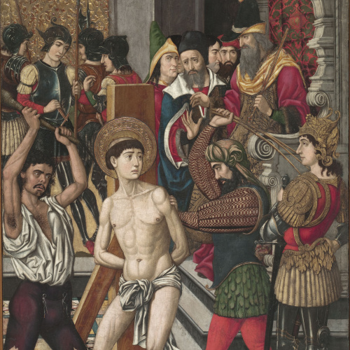 image for: Mestre de Castelsardo - Flagel·lació de sant Vicenç - Entre 1500-1510