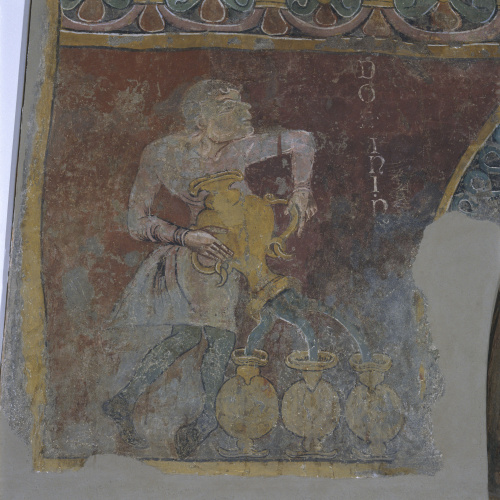 image for: Mestre de Sant Esteve d&#039;Andorra - Fornícula i fragment del mur nord de Sant Esteve d&#039;Andorra - Cap a 1200-1210 [3]