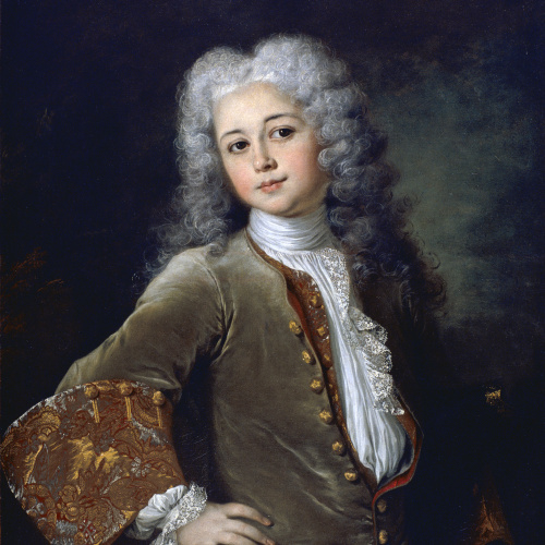 image for: Nicolas de Largillière - Retrat de jove amb perruca - Cap a 1700