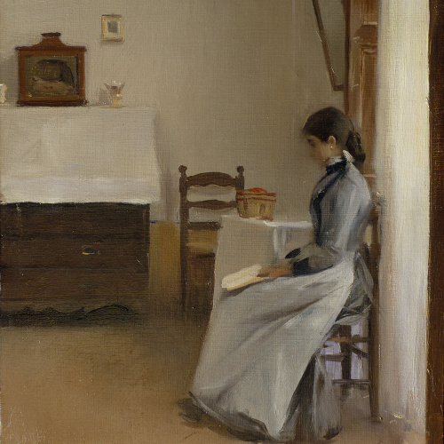 image for: Ramon Casas - Entre dos capítols - Cap a 1890