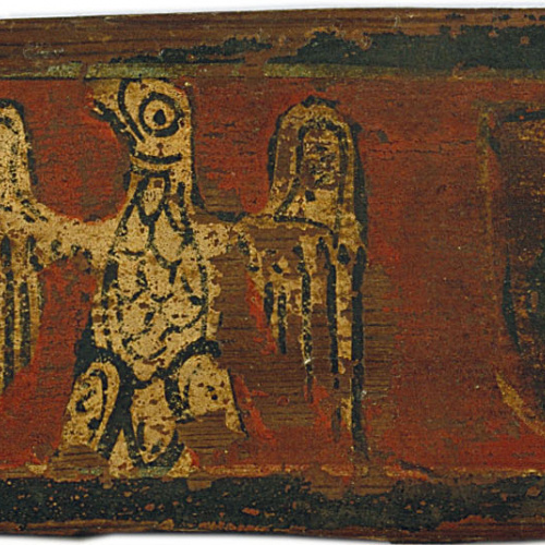 image for: Anònim. Catalunya - Tauleta d&#039;enteixinat amb àguila entre escuts dels Caldes i motius vegetals - Finals del segle XIII