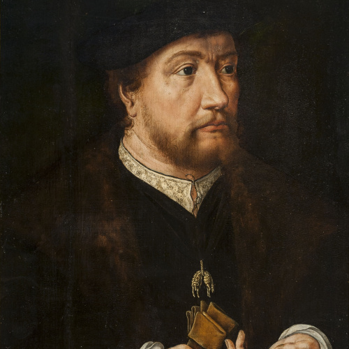 image for: Jan Gossaert (Mabuse) - Retrat d&#039;Enric III, comte de Nassau - Entre 1530-1532