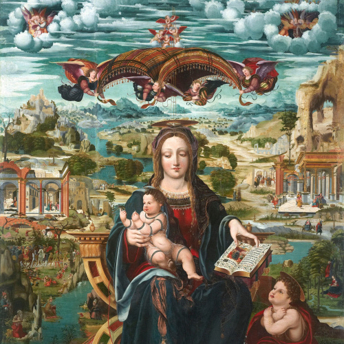 image for: Joan de Borgonya - Mare de Déu amb el Nen i sant Joanet - Entre 1515-1525