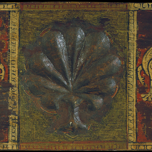 image for: Anònim. Catalunya - Taula d&#039;enteixinat amb palmeta i animals fantàstics - Cap a 1300