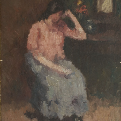 image for: Isidre Nonell - Plorant - Barcelona, 1910