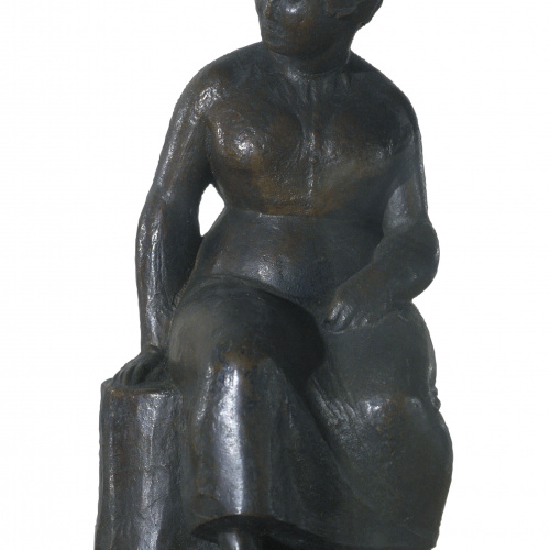 image for: Manolo Hugué - Dona asseguda - 1919