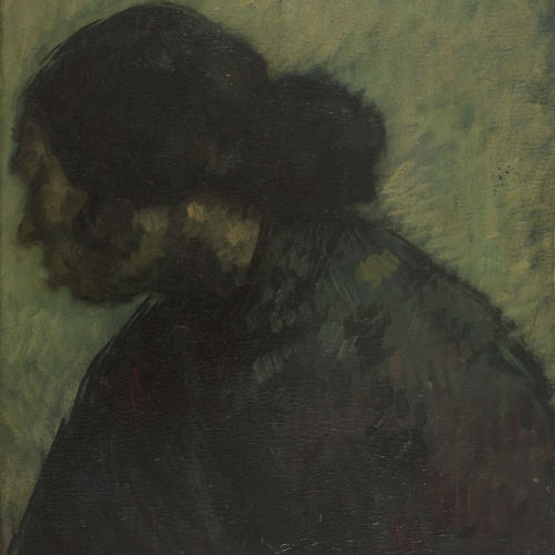 image for: Isidre Nonell - Cap de gitana - Barcelona, 1904