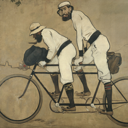 image for: Ramon Casas - Ramon Casas i Pere Romeu en un tàndem - Barcelona, 1897