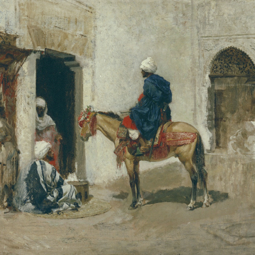 image for: Tomàs Moragas - Esbós per a «Cafè àrab» - Cap a 1891