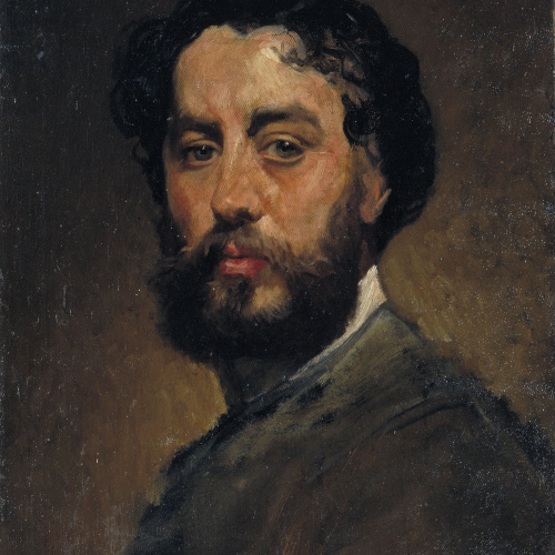 image for: Antoni Caba - Autoretrat - Cap a 1875-1880
