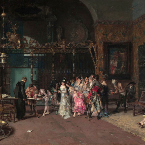 image for: Marià Fortuny - La vicaria - Roma 1868-1869. París 1870
