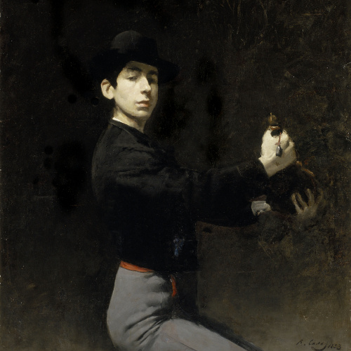 image for: Ramon Casas - Autoretrat - París, 1883