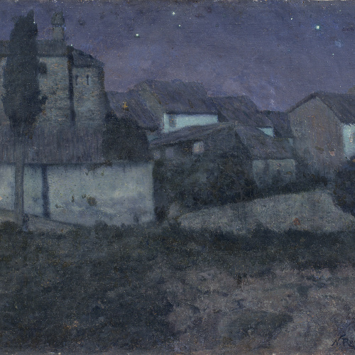 image for: Nicolau Raurich - La nit (Sant Cugat del Vallès) - Cap a 1906