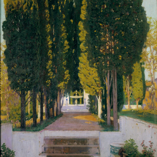 image for: Santiago Rusiñol - Jardí del Generalife - Granada, 1909