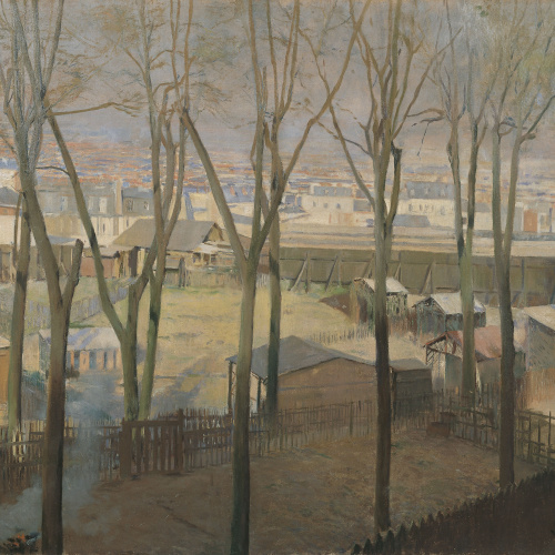 image for: Santiago Rusiñol - La Butte - París, 1892