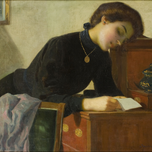 image for: Joan Llimona - La carta - 1905