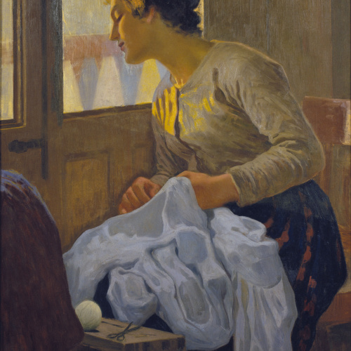 image for: Joan Llimona - L&#039;esposa - Cap a 1906