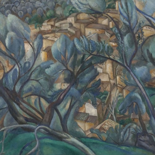 image for: Joaquim Sunyer - Paisatge de Fornalutx - Fornalutx (Mallorca), 1916