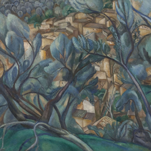 image for: Joaquim Sunyer - Paisatge de Fornalutx - Fornalutx (Mallorca), 1916