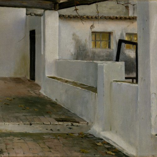 image for: Santiago Rusiñol - Galeria blanca - Sitges, 1892
