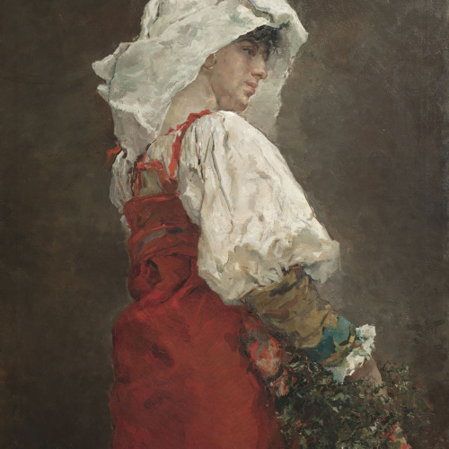 image for: Arcadi Mas i Fondevila - Camperola romana - Roma, 1876