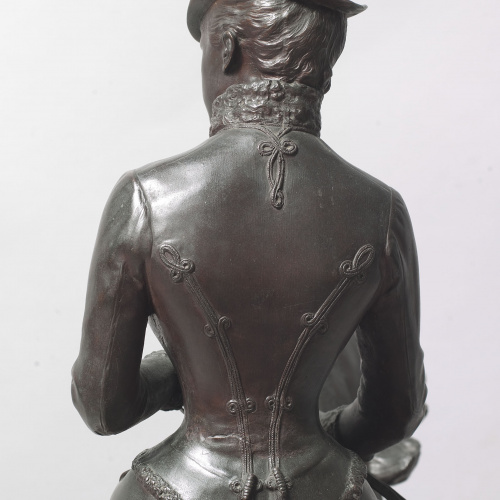 image for: Josep Reynés - Retrat eqüestre de la reina regent Maria Cristina d&#039;Habsburg - Cap a 1891 [1]