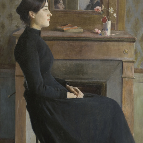 image for: Santiago Rusiñol - Figura femenina - París, 1894