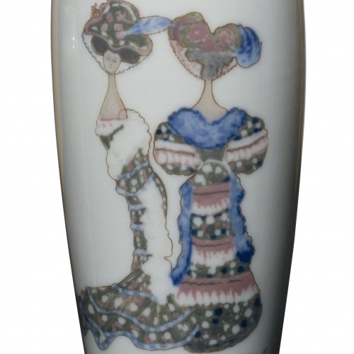 image for: Antoni Serra - Vas decorat amb dues figures femenines - 1901-1907