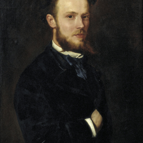 image for: Simó Gómez - Retrat del moblista Francesc Vidal i Javellí - Barcelona, 1875