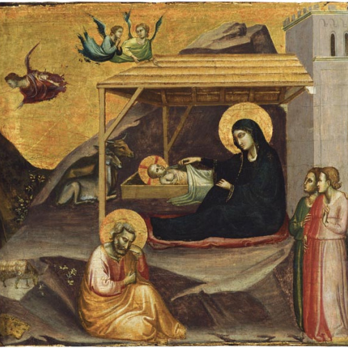 image for: Taddeo Gaddi - Nativitat - Cap a 1325