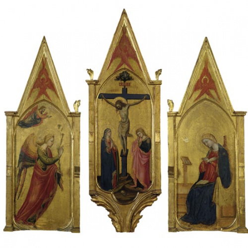 image for: Bicci di Lorenzo - Tríptic de la Crucifixió i l&#039;Anunciació - Cap a 1430