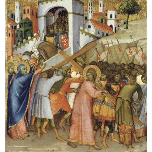image for: Andrea di Bartolo - Crist camí del Calvari - 1415-1420
