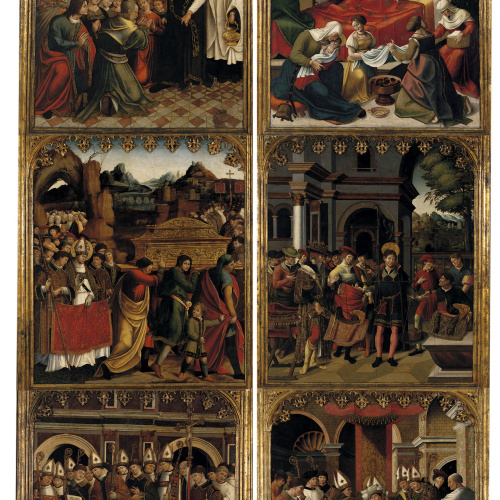 image for: Pere Nunyes - Portes del retaule de sant Eloi - 1526-1529