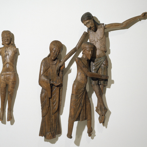 image for: Anònim - Figures del Davallament de Santa Maria de Taüll - Segona meitat del segle XII – segle XIII