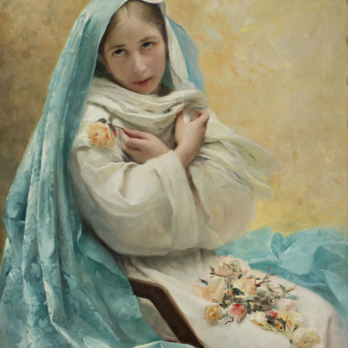 image for: Josep Maria Tamburini - Rosa mística - Cap a 1891