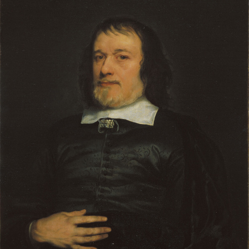 image for: Adriaen Hanneman - Retrat de cavaller - Cap a 1655