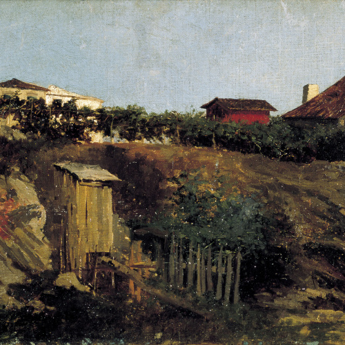 image for: Marià Fortuny - Paisatge de Portici - 1874