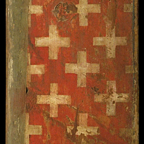 image for: Anònim. Catalunya - Taula d&#039;enteixinat amb les armes dels Cardona i les dels Cruïlles - Primer quart del segle XIV