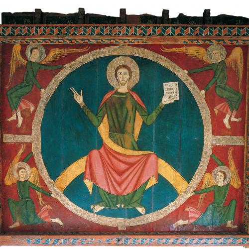 image for: Anònim. Catalunya. Taller de la Seu d&#039;Urgell del 1200 - Baldaquí de Tavèrnoles - Mitjan segle XIII