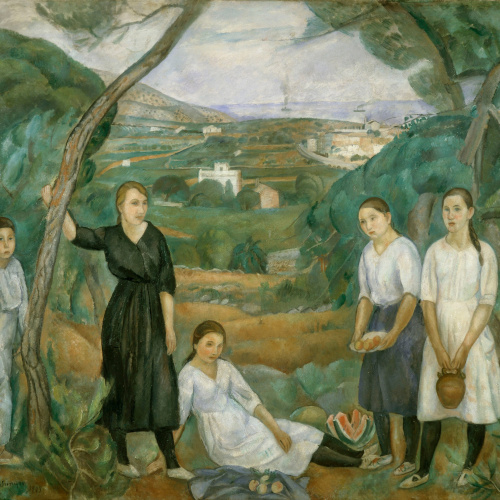 image for: Joaquim Sunyer - Cala Forn - Sitges, 1917