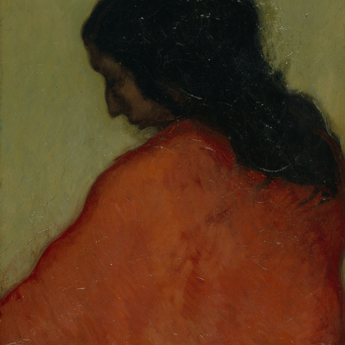 image for: Isidre Nonell - Gitana de perfil - 1902