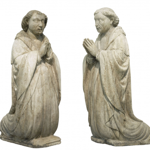 image for: Pere Oller - Clergues orant - Primer quart del segle XV