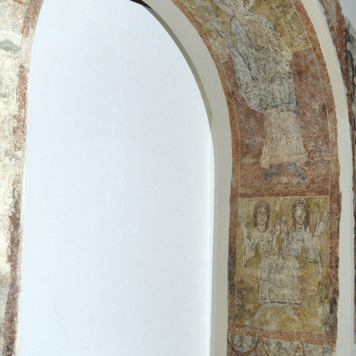 image for: Tercer Mestre de Sorpe - Sant Feliu i el símbol zodiacal de Gèminis de Sorpe - Mitjan segle XII