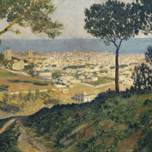 image for: Darío de Regoyos - Barcelona des de Vallvidrera - 1912
