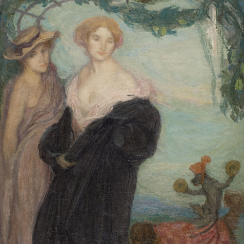 image for: Edmond-François Aman-Jean - Les dues amigues - Cap a 1907