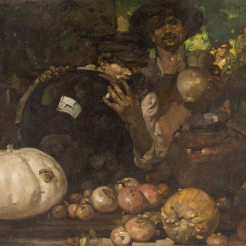 image for: Frank Brangwyn - La taverna - Cap a 1906