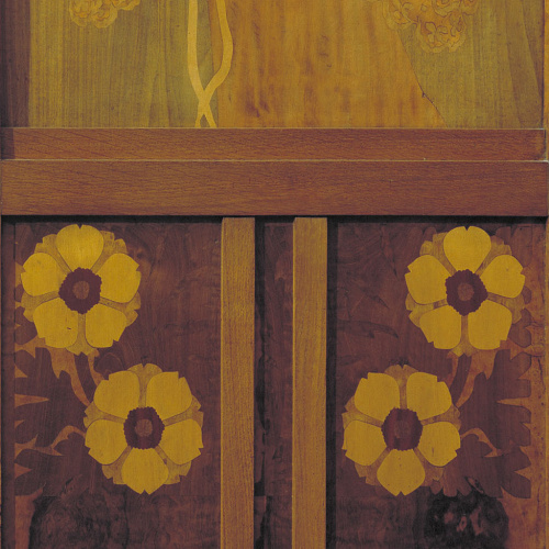 image for: Gaspar Homar - Donzella sostenint una branca - Cap a 1905