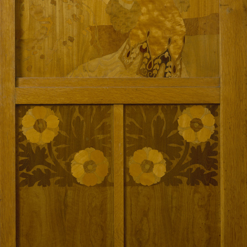 image for: Gaspar Homar - Donzella asseguda al jardí - Cap a 1905