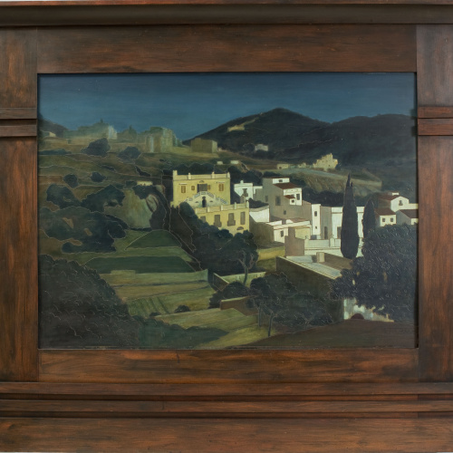 image for: Joan Vidal - Vallcarca en nit de lluna - 1906 - 1907